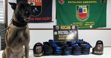 Operação intercepta barco no rio Solimões e apreende 26 kg de cocaína no AM