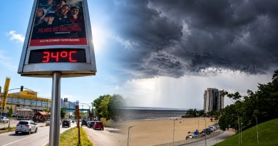 Manaus pode ter chuva e temperatura de até 34°C neste sábado