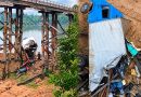Caminhão-baú despenca de ponte de 20 metros e deixa feridos no Amazonas Caminhão-baú despenca de ponte de 20 metros e deixa feridos no Amazonas
