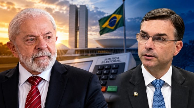 Datafolha aponta empate entre Flávio Bolsonaro e Lula, com 50% dos votos válidos