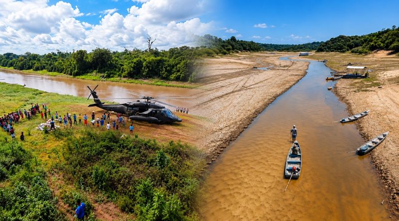 Mais de 100 mil famílias são afetadas pela seca no Amazonas; 40 cidades estão em emergência