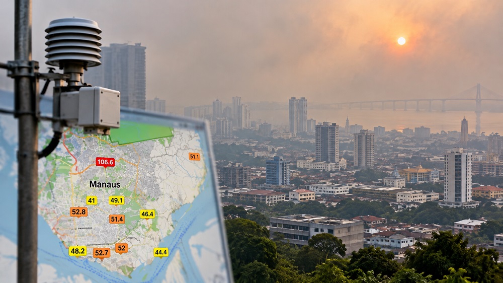 Entenda: Qualidade do ar atinge nível muito ruim em Manaus, com previsão de chuva para sexta-feira