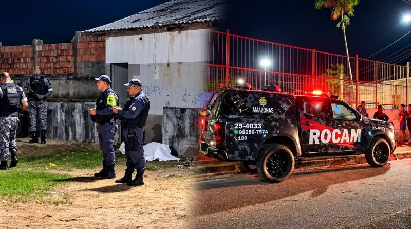 Pistoleiros invadem campo de futebol e executam homem a tiros na zona norte de Manaus
