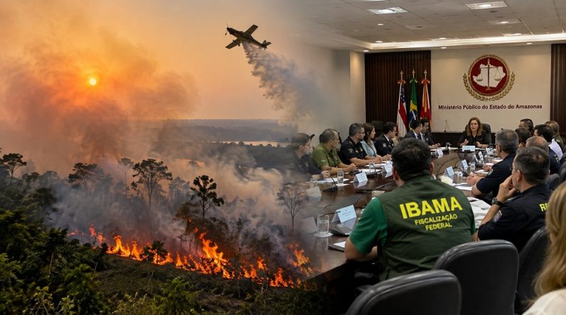 Ministério Público intensifica ações para punir responsáveis por queimadas no Amazonas Ministério Público intensifica ações para punir responsáveis por queimadas no Amazonas