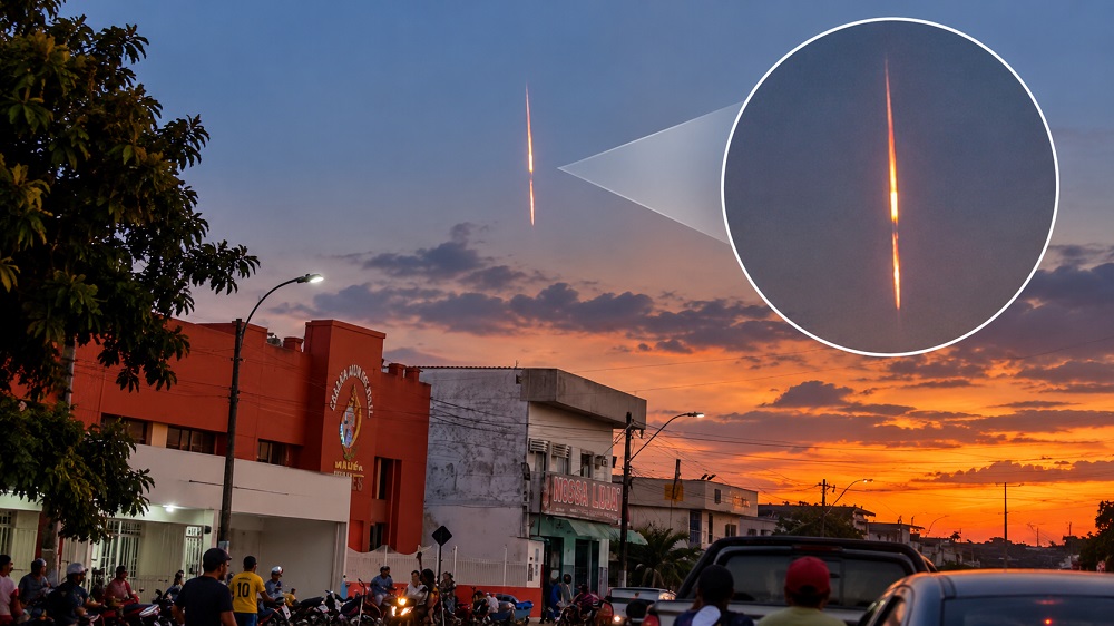 objeto luminoso atravessa o céu de Maués e surpreende moradores — Mistério no Amazonas